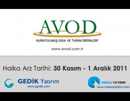 Avod Gıda Halka Arz Reklam Filmi